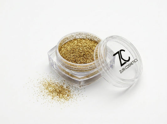 Golden Holographic Ultra - Fine Eye Glitter | Zuri - zuricosmetics