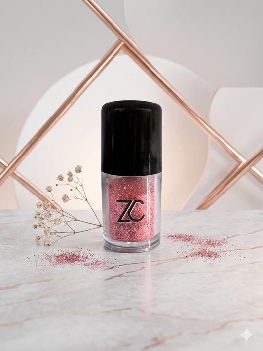 Pink Pop Vibrant Eye Glitter | Zuri Cosmetics - zuricosmetics