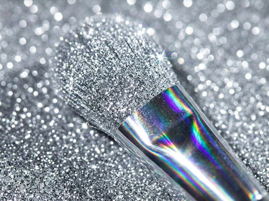 Silver loose Glitter Eye - shadow | Zuri Cosmetics - zuricosmetics